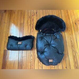 Sleeping bag + stroller muff